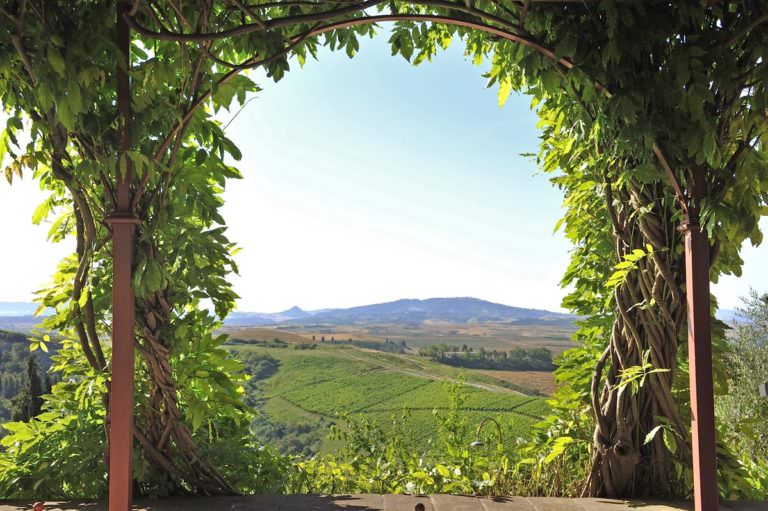 Vista panoramica su Volterra