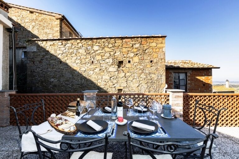 La terrazza è uno dei più suggestivi alloggi de la Ripadoro